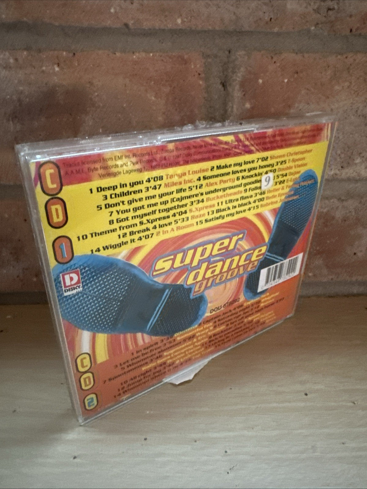Super Dance Groove 90’s Electronic 2CD Shawn Christopher, T-Spoon, Alex Party,1