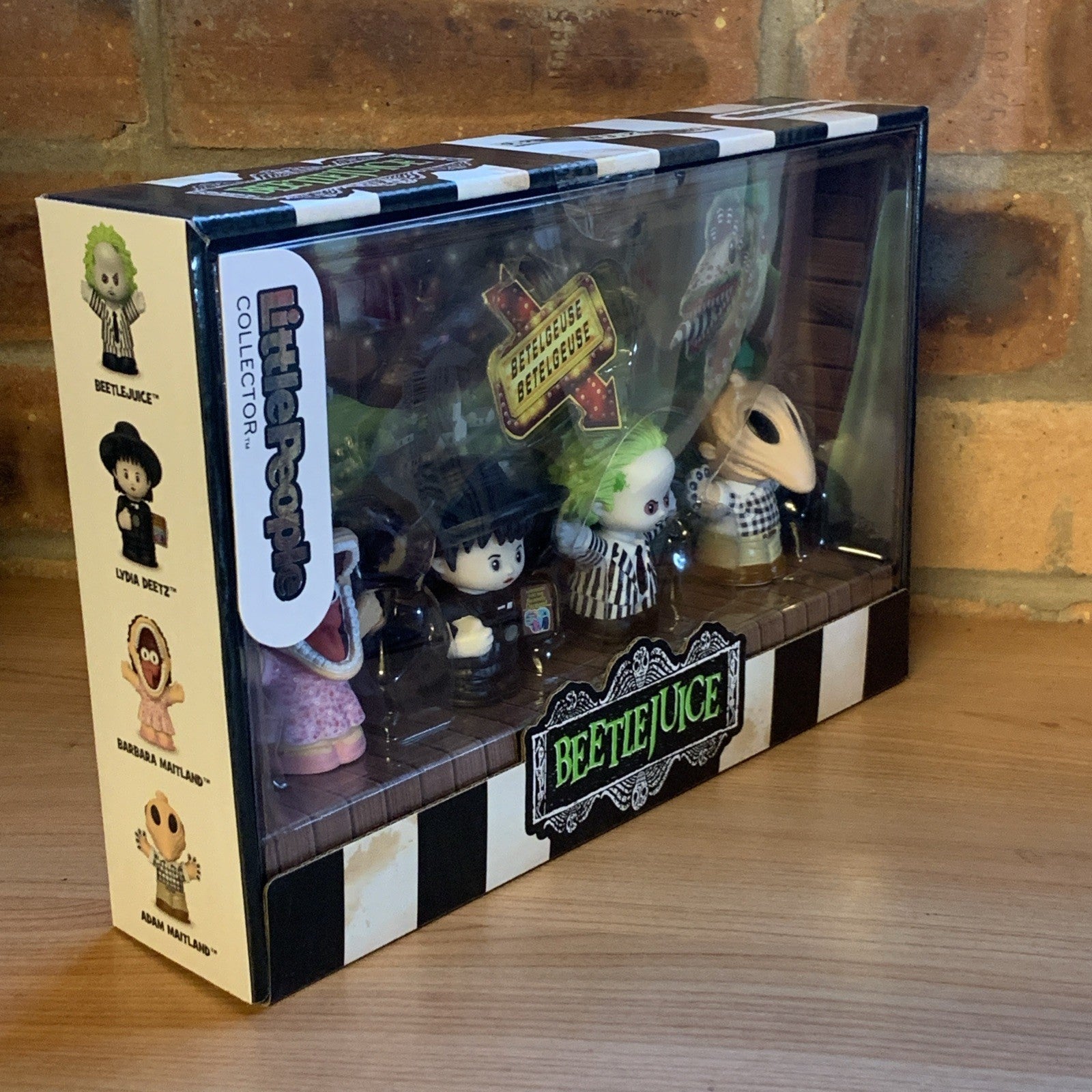 Fisher-Price Little People Collector Set Beetlejuice Bj Maitland Deetz In Stk
