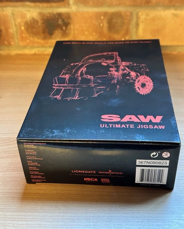 Official Neca ULTIMATE SAW JIGSAW KILLER (Red Robe version) 7" inch fig In Stk