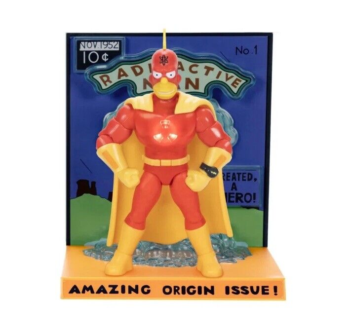 The Simpsons Radioactive Man Premium 5 inch Scale Action Figure - Jakks Pacific