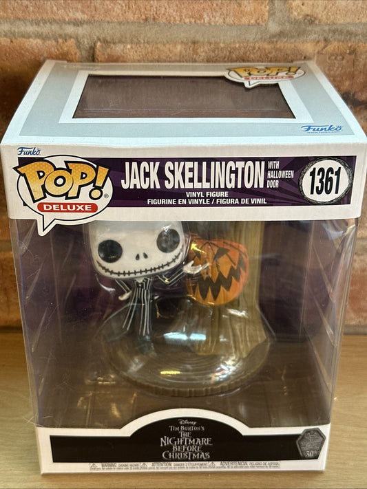Funko Pop! Deluxe Jack Skellington With Halloween Door #1361 Gift0