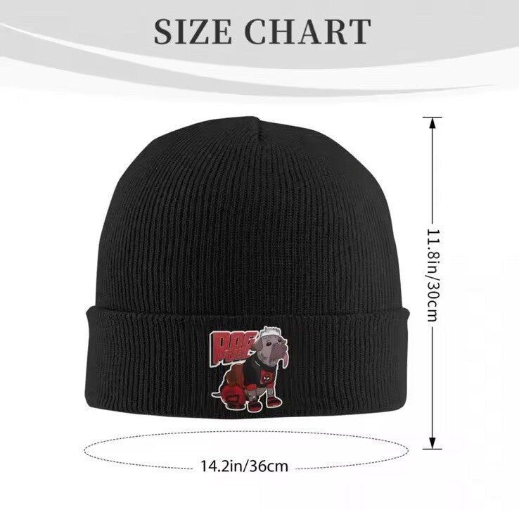 Deadpool Dogpool Beanie Hat Movie Hat Marvel Inspired Embroidered Beanie Gift1