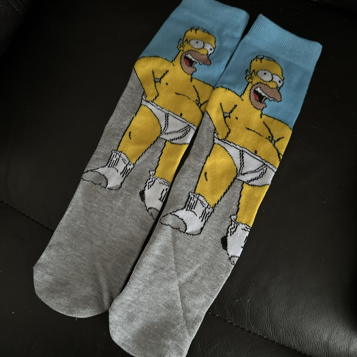 Homer In Pants Simpsons Cotton Mens socks Homer In Pants UK One Size 4-10 37-451