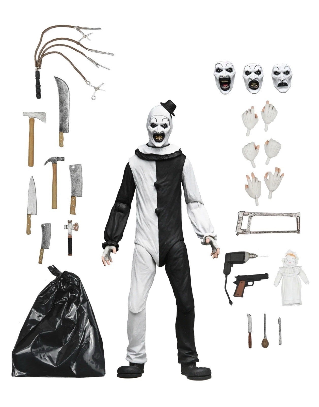 Terrifier Action Figure Ultimate Art the Clown 17 cm NECA In Stock Now