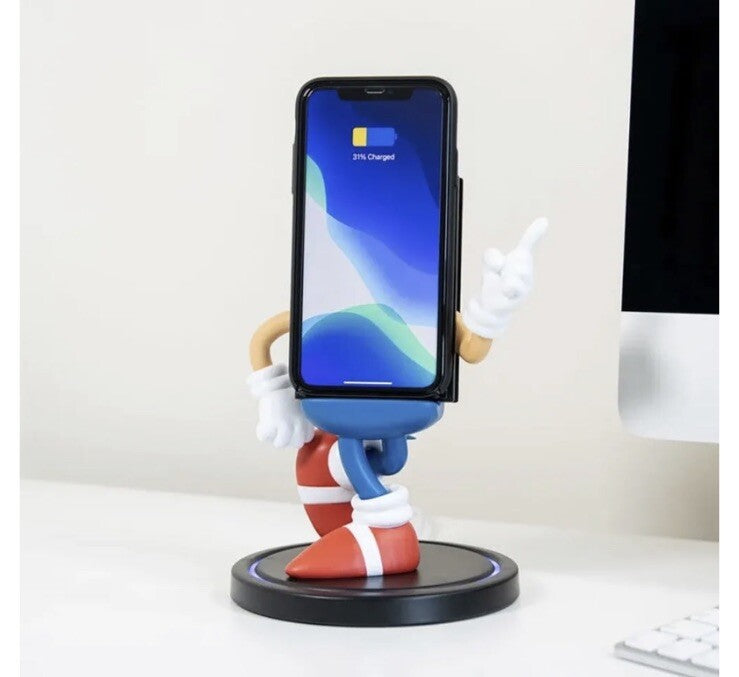  Sonic The Hedgehog SEGA Power Idolz - Wireless Charger Phone  Vinyl Figure Qi4