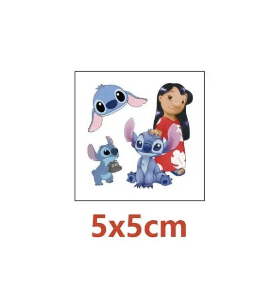 20 Lilo Stitch Water Tattoos Temporary Tattoos Kids Party UK Seller