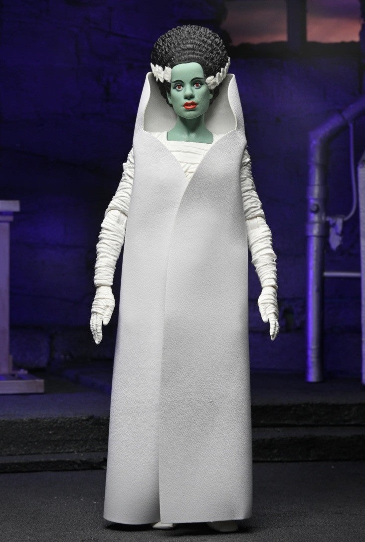 Neca RETRO GLOW BRIDE OF FRANKENSTEIN 7” SCALE ACTION FIGURE 2025 CON EXC In Stk2