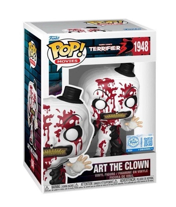 Funko Pop! Art the Clown with Knife (Bloody)  Terrifier 3 New In Stock Horror0