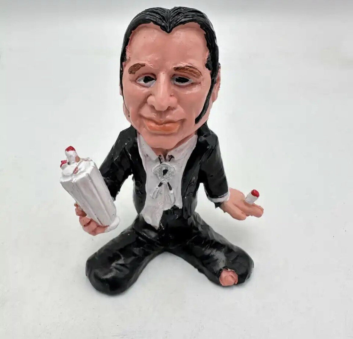 John Travolta Pulp Fiction 10cm Figure Hollywood Movie Star Collectible Cult0