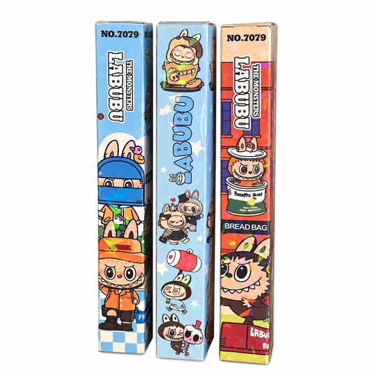 3x Back To School Labu Black Gel Ink Pen Blind Box Gift Collect new in box0