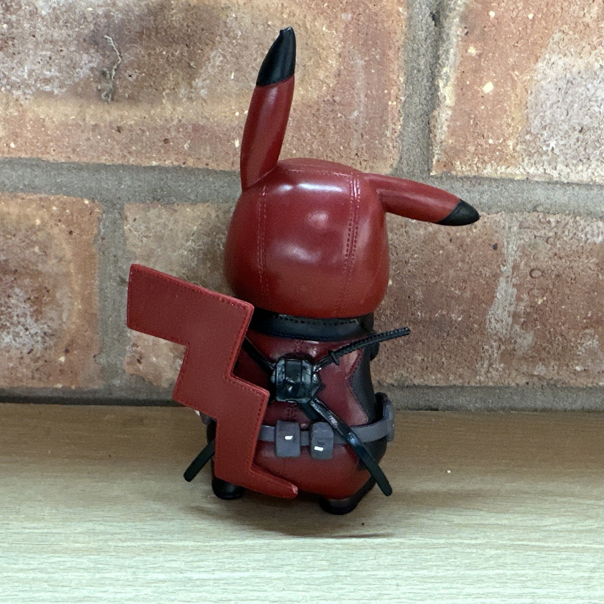 12Cm Pokeman Pikachu as X-men Deadpool Anime Characters Figure Toys Vinyl Figure2