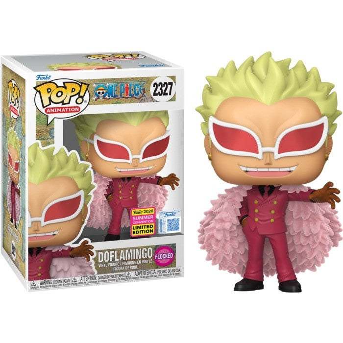 2026 SDCC Funko Pop! One Piece Doflamingo (Flocked) Shared Sticker3