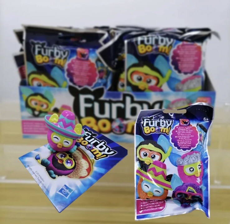 3 x Furby Boom Sealed Blind Bag Mini Figures Collect The Set Gift0