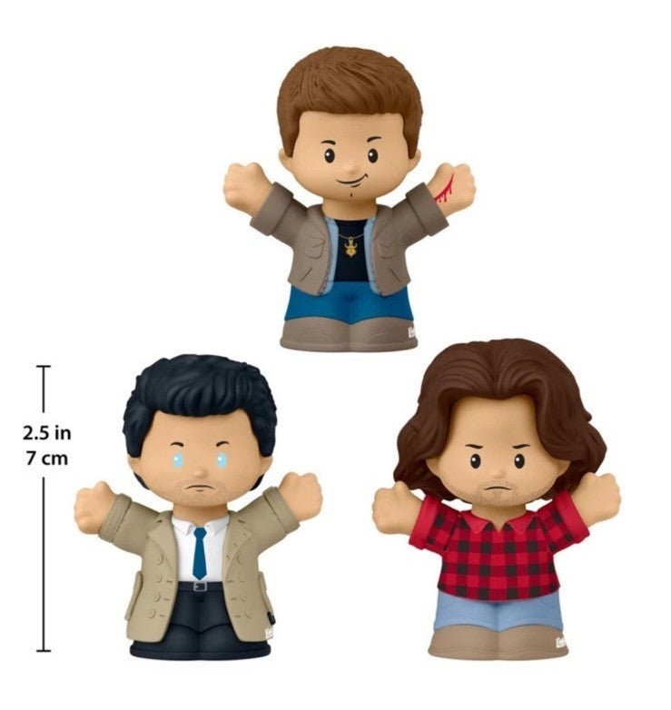 Fisher Price Little People Collector Supernatural Set Of 3 Figures In Stock Now