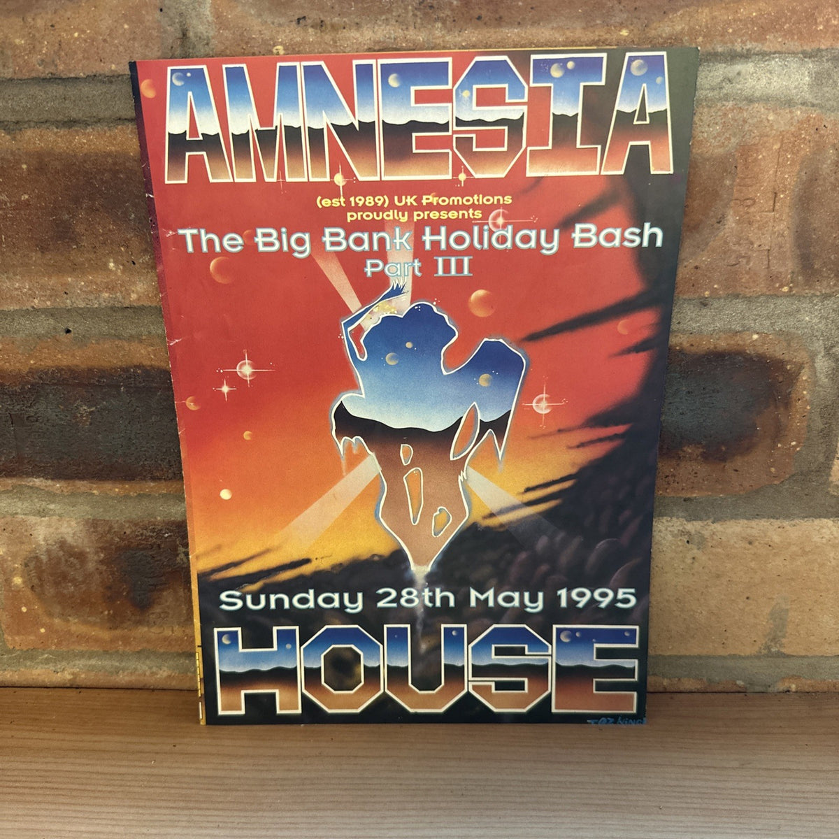 Rave Flyer Amnesia House 28th Nov 95 Bank Holiday Bash Institute Digbeth0