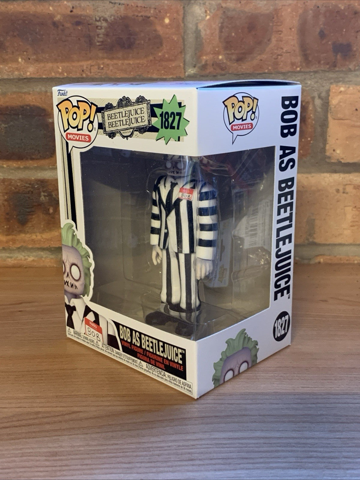 Beetlejuice 2 Bob as Beetlejuice Funko Pop! Vinyl #1827 Cult Horror Movie Gift0