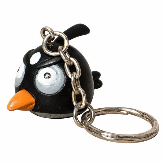 Angry Birds Loon Pig Key Ring  danglers Keychain charm PVC Movie Gift0