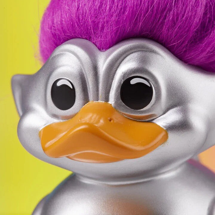 Trolls TUBBZ duck 1ST EDITION Trolls SILVER PURPLE HAIR TROLL Collectible Figure4