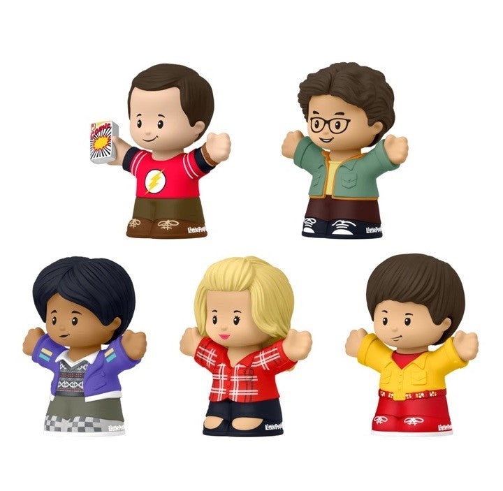 BIG BANG THEORY LITTLE PEOPLE Collector Set 5 figure 7cm FISHER PRICE In Stk
