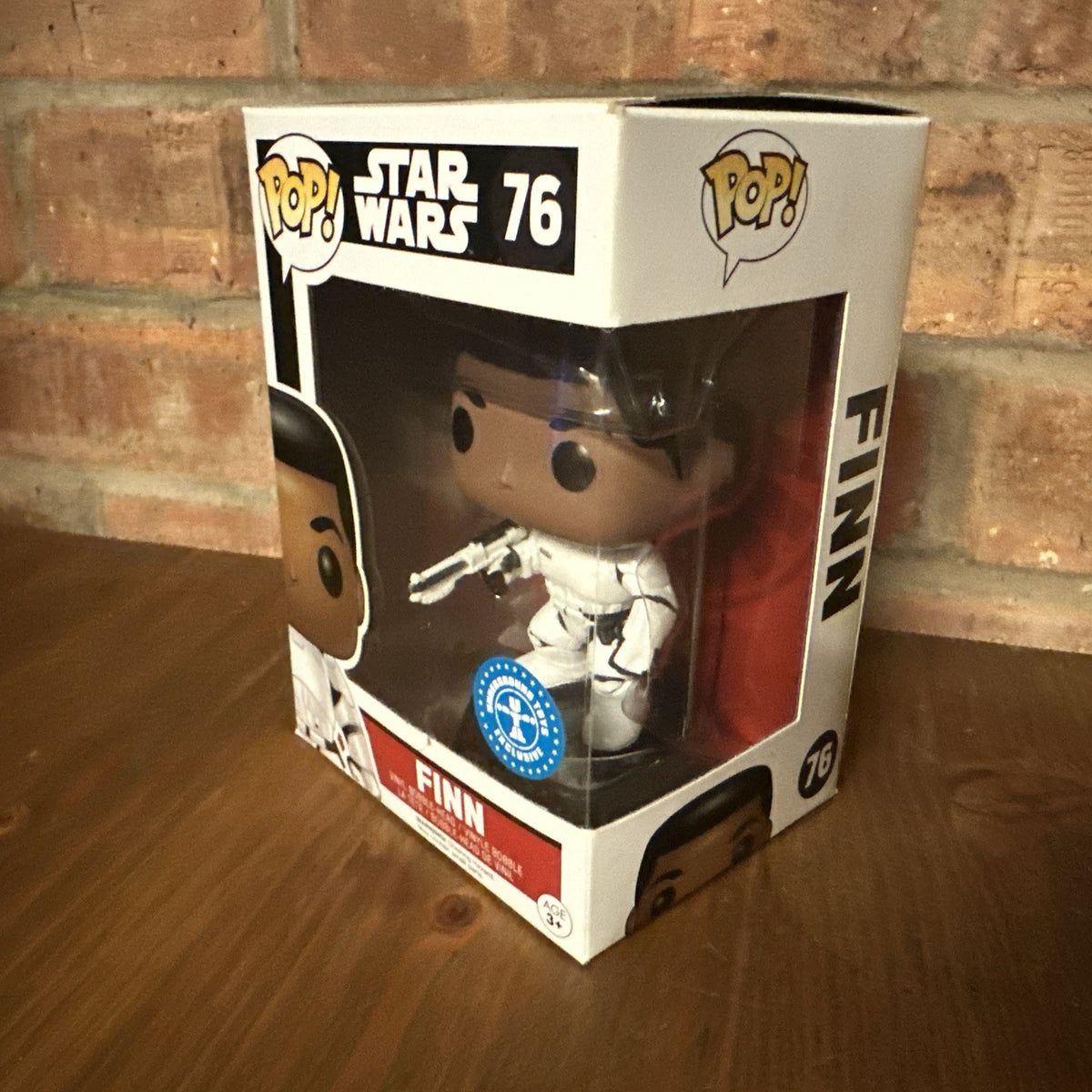  STAR WARS FINN (STORMTROOPER) #76  FUNKO VINYL FIGURE BOXED0