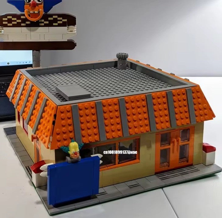 The Simpsons – KRUSTY BURGER  - Building Blocks Bricks PDF Ins No Box/figs/stkrs