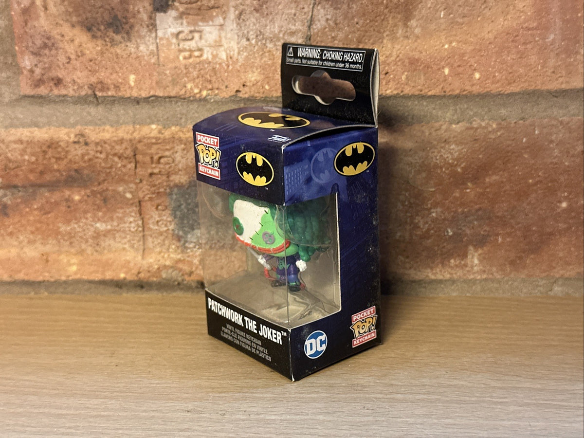 Funko Pop! Keychain: Patchwork - the Joker​ - DC Comics Keyring New Hard To Find2
