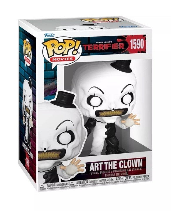 Terrifier Art the Clown with Knife Funko Pop #1590 In Stock Now Horror
