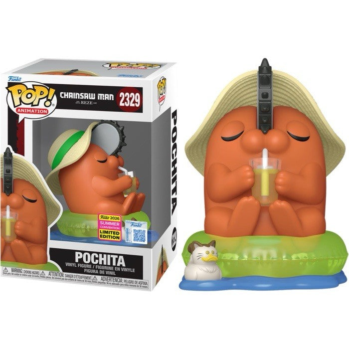 Chainsaw Man Funko POP Pochita SDCC 2026 Summer Convention Mint Gift Vinyl0
