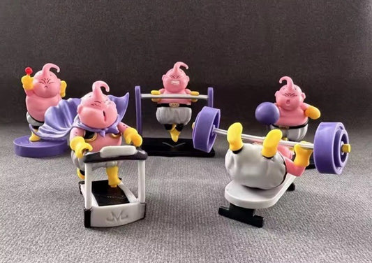 5Pcs Set Dragon Ball Z Fitness Action Figure Toys Collection PVC Model Vinyl