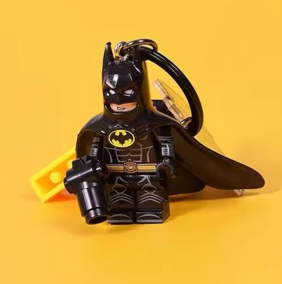 Batman Mini Figure Keyring Key chain BRAND NEW DC  SUPER HEROES Charms Bricks4
