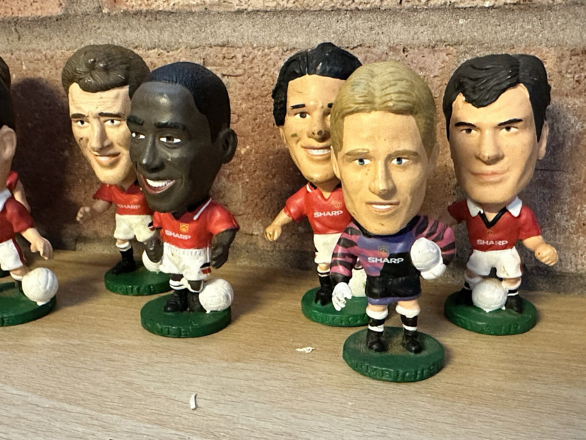 retro Corinthians Man united 1995 Team football figures X11 Giggs Beckham Keane2