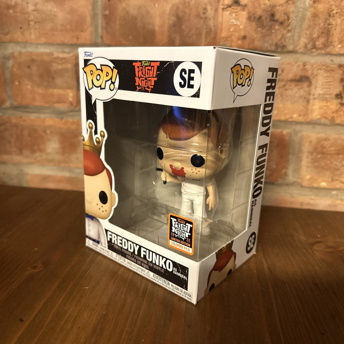 Funko Pop! SE Freddy Funko as Hannibal Lector Le10k Fright Night 2022 Exc Bloody1