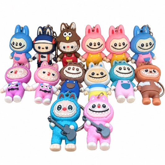 Labubu The Monsters Random Keychain Bag Charm Backpack Pendant 1x Cute0