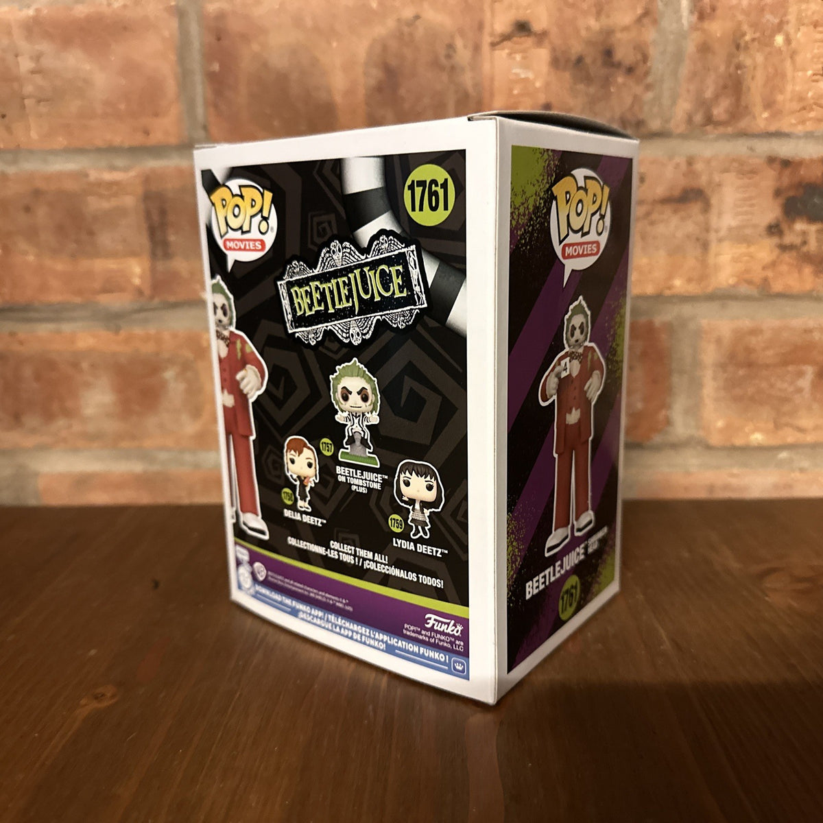 Funko Pop Beetlejuice Shrunken Head #1761 Bj Horror Red Suit Cult Movie Gift3