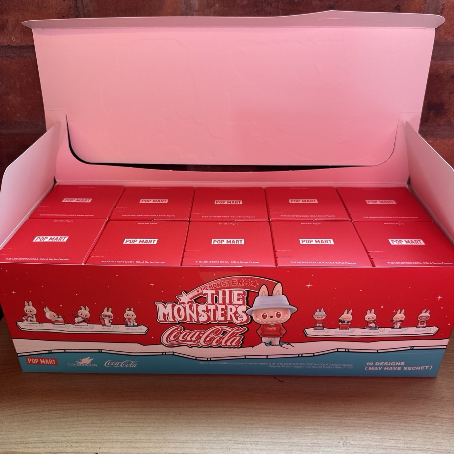 💯 Official POP MART Monsters Little Snowman Labubu  Coca-cola Series Sealed