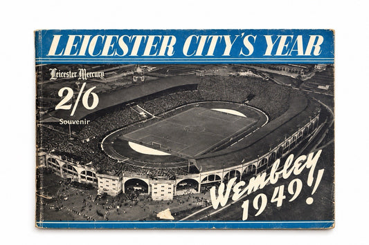 Leicester city football Wembley 1949 memorabilia Signed Team Print On Back0
