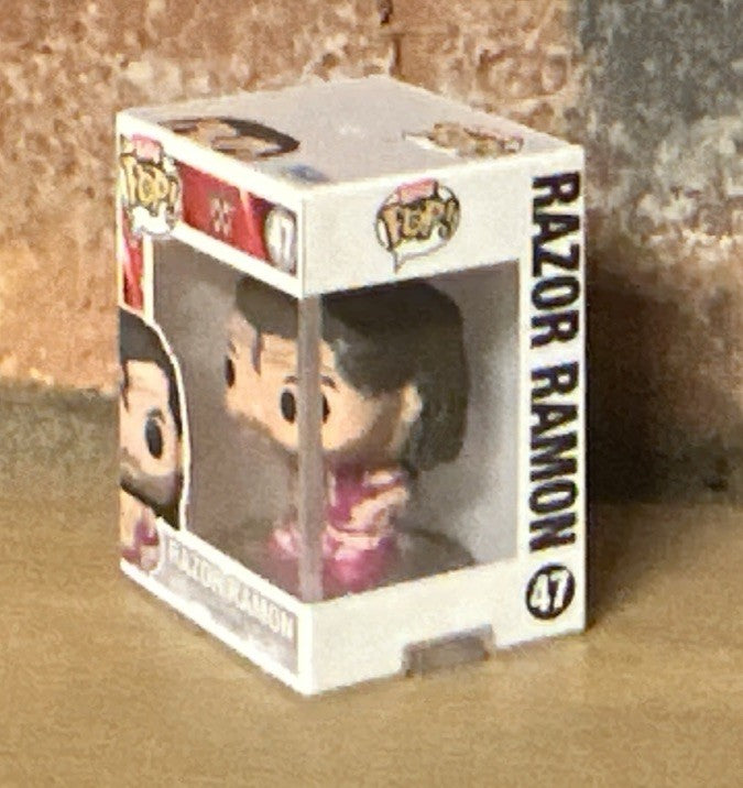 Funko Bitty Pop WWE RAZOR RAMON # 47 (0.9-inches tall)0