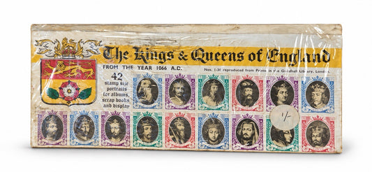 Stickers/stamps, 1066 Ad. Kings and Queens To Queen Elizabeth.  Original Sealed0