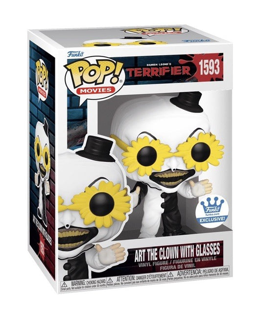 Terrifier - Art the Clown with Glasses #1593 - Funko Pop! Horror Figure On Way
