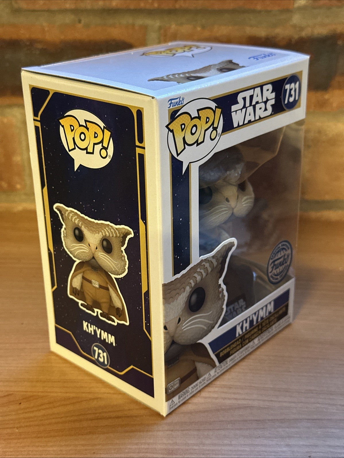 Funko Pop Star Wars Kh'ymm Skeleton Crew Exclusive Sticker Import #731