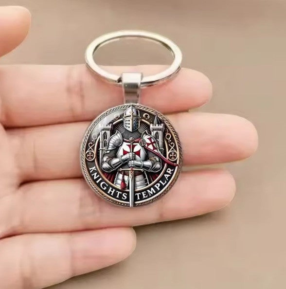 Masonic Knights Templar Key Ring Keyring Freemason Mason Freemasonary christian2