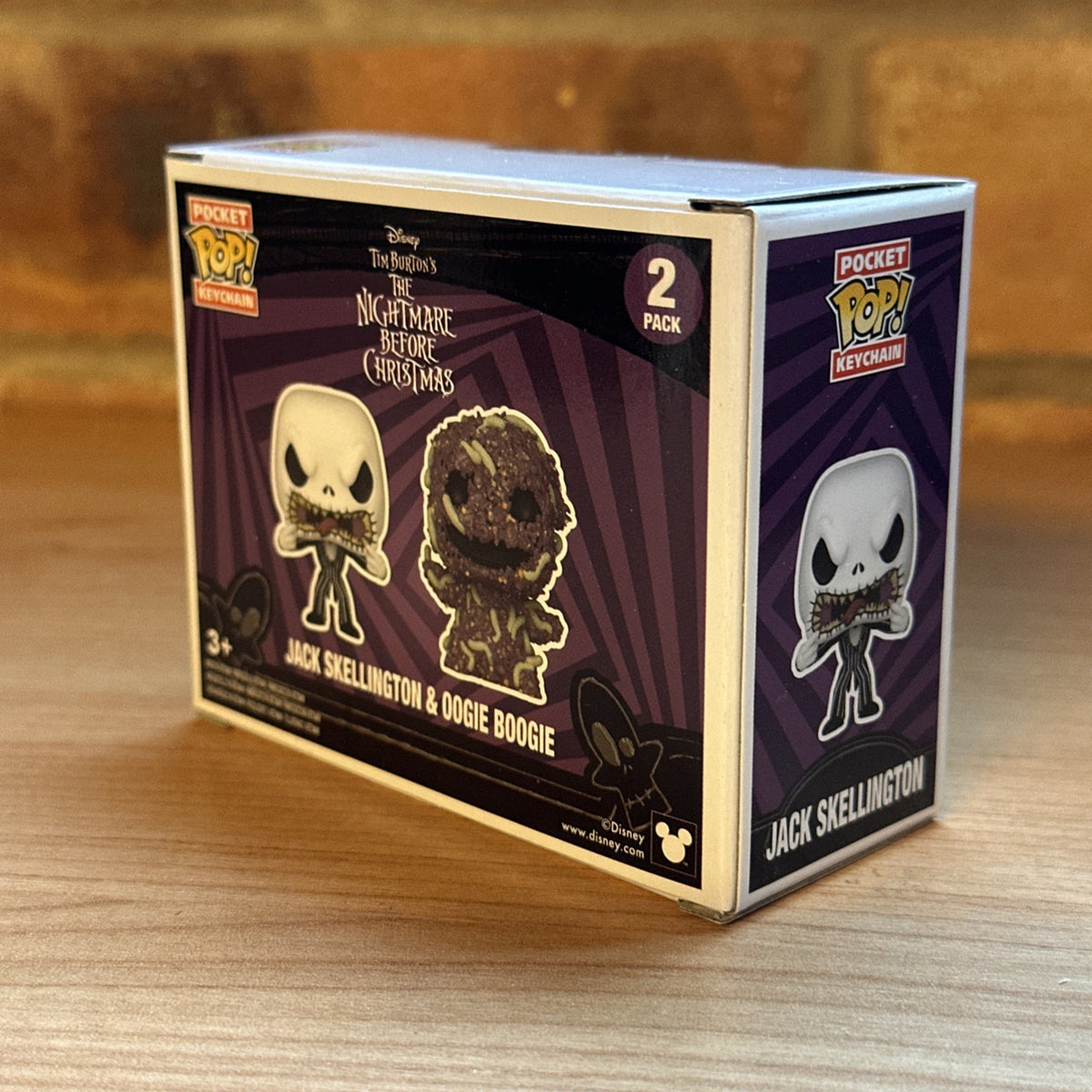 nbc FUNKO POP! Pocket Keychain Exclusive Jack And Oogie Boogie NBC 2-Pk Key Ring2