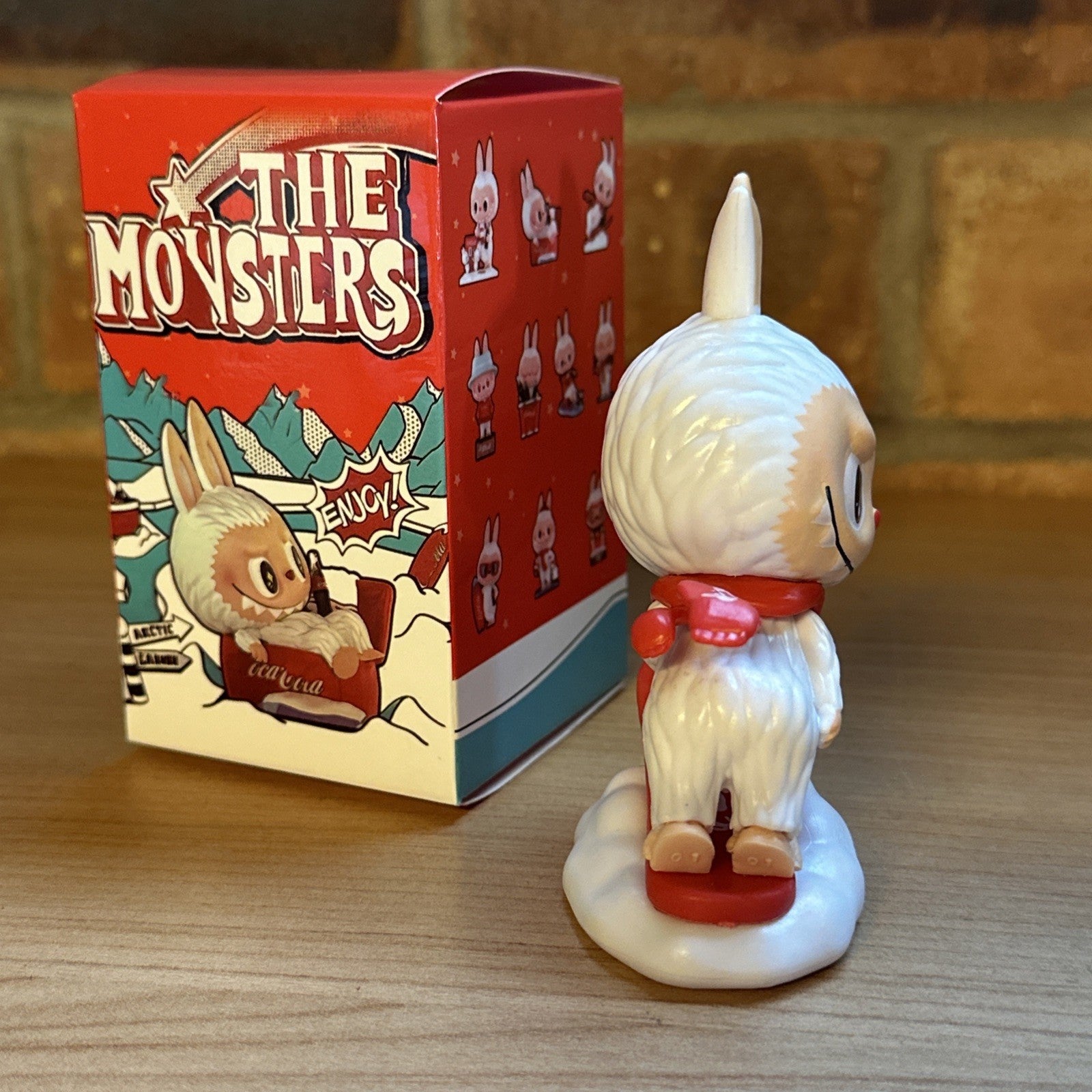 The Monsters Labubu SNOWY MOUNTAIN Coca-cola Series Unofficial Gift