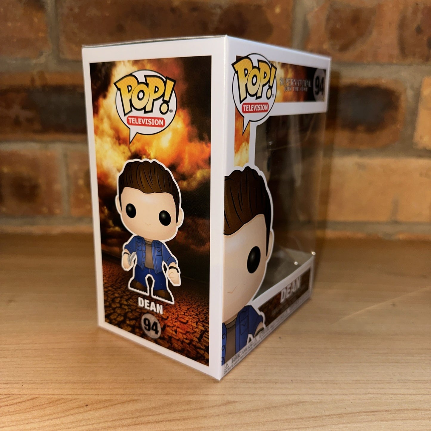 Official Supernatural - Dean Winchester #94 - Funko Pop! Vinyl Tv In Stk Now