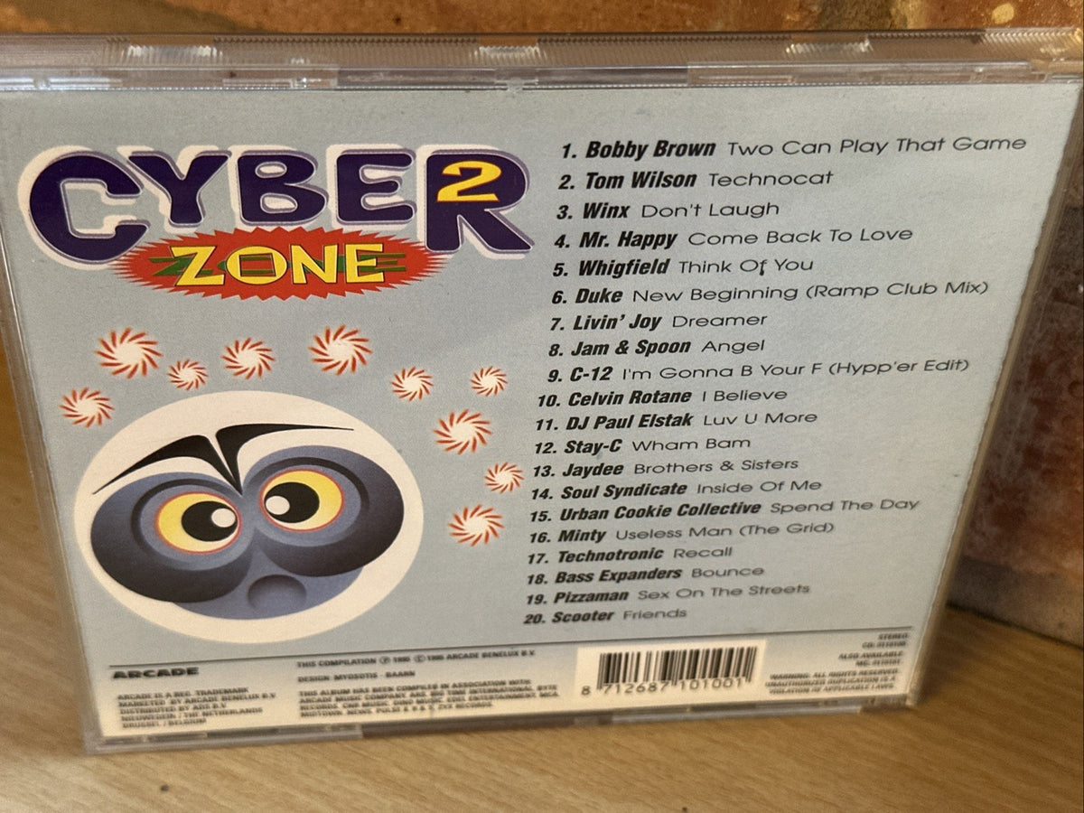 Various - Cyberzone 2 The Extended Remix Album 90’s Dance Cd Rave3
