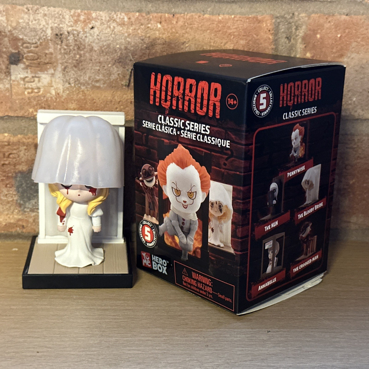 YuMe Hero Box Bloody Bride Horror Classic Series 5 Blind Box Hidden Vinyl Figure0