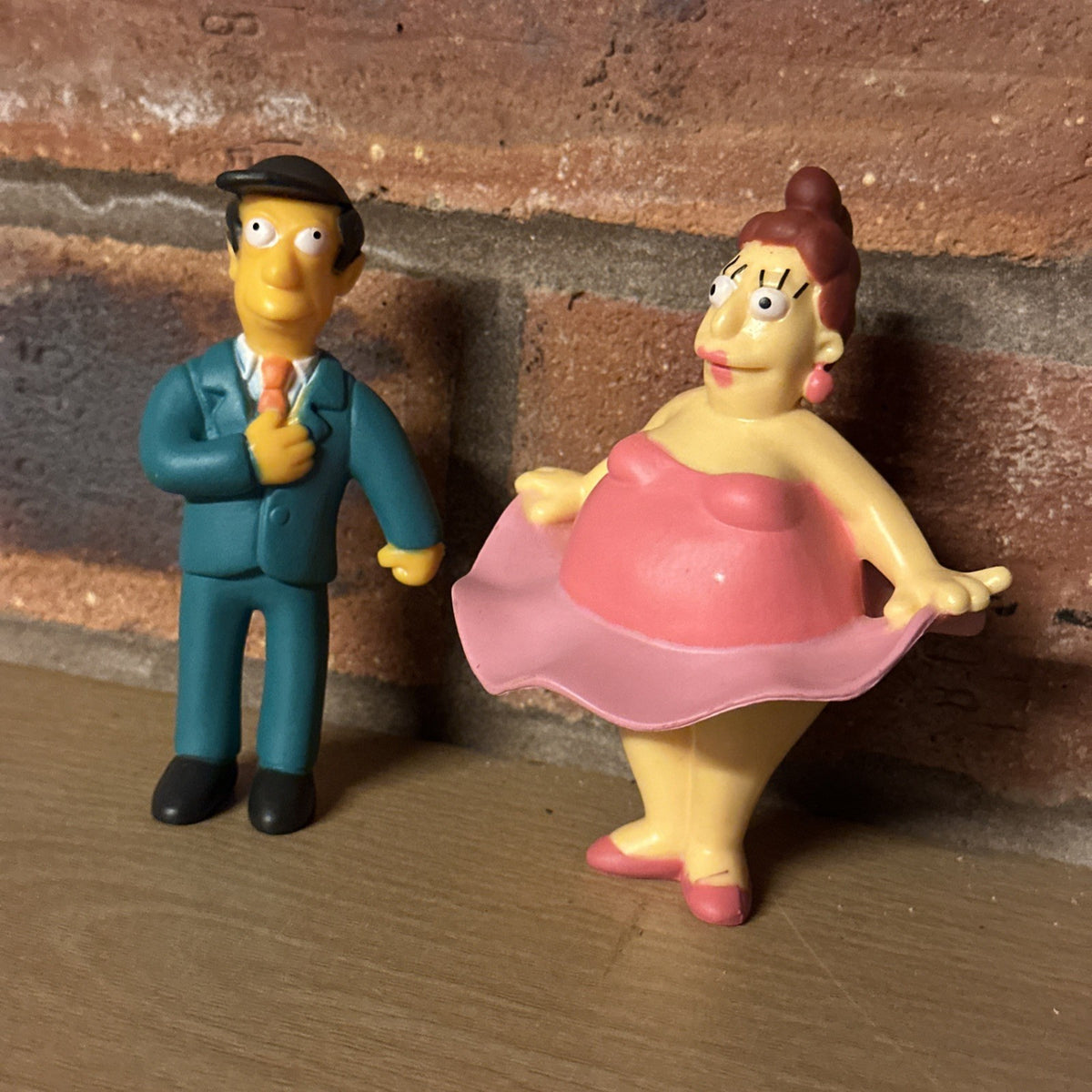 The Simpsons PRINCIPAL SKINNER & BALLERINA TINA SIMPSON Figure 5.5' VINYL FIGURE0