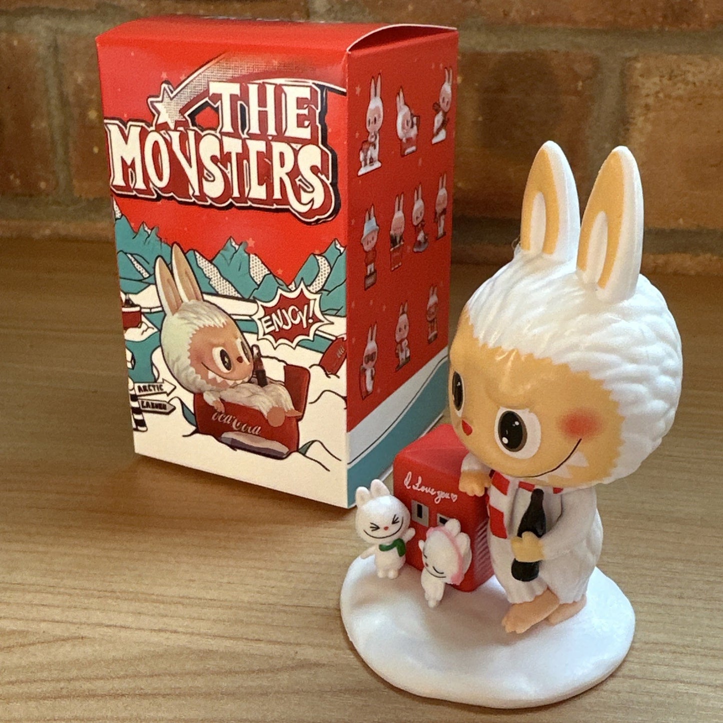 The Monsters Little Snowman Labubu  Coca-cola Series Unofficial Boxed