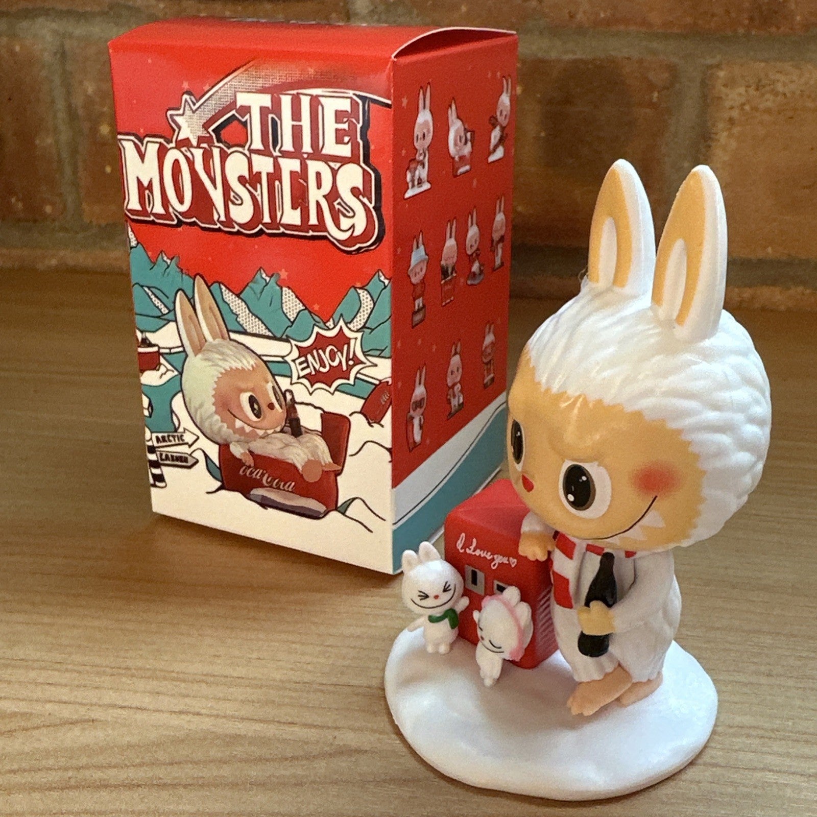 The Monsters Little Snowman Labubu  Coca-cola Series Unofficial Boxed