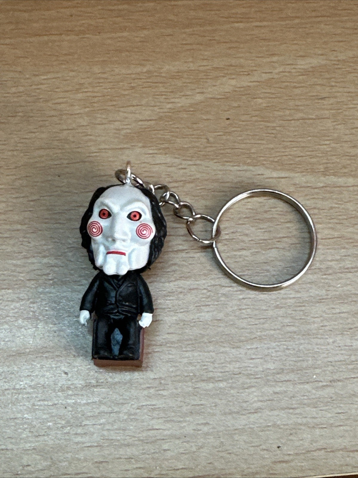 Billy Jigsaw 3D Key ring Horror TV Movie Goth Gift Kids Cult gift bag Keychain0
